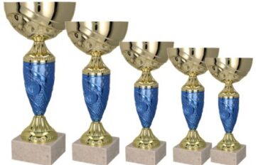 Pokali, modro-zlati, 9058
